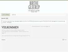 Tablet Screenshot of book.birthe-gleerup.dk